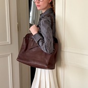 Joli Frill Check Blouse F0628