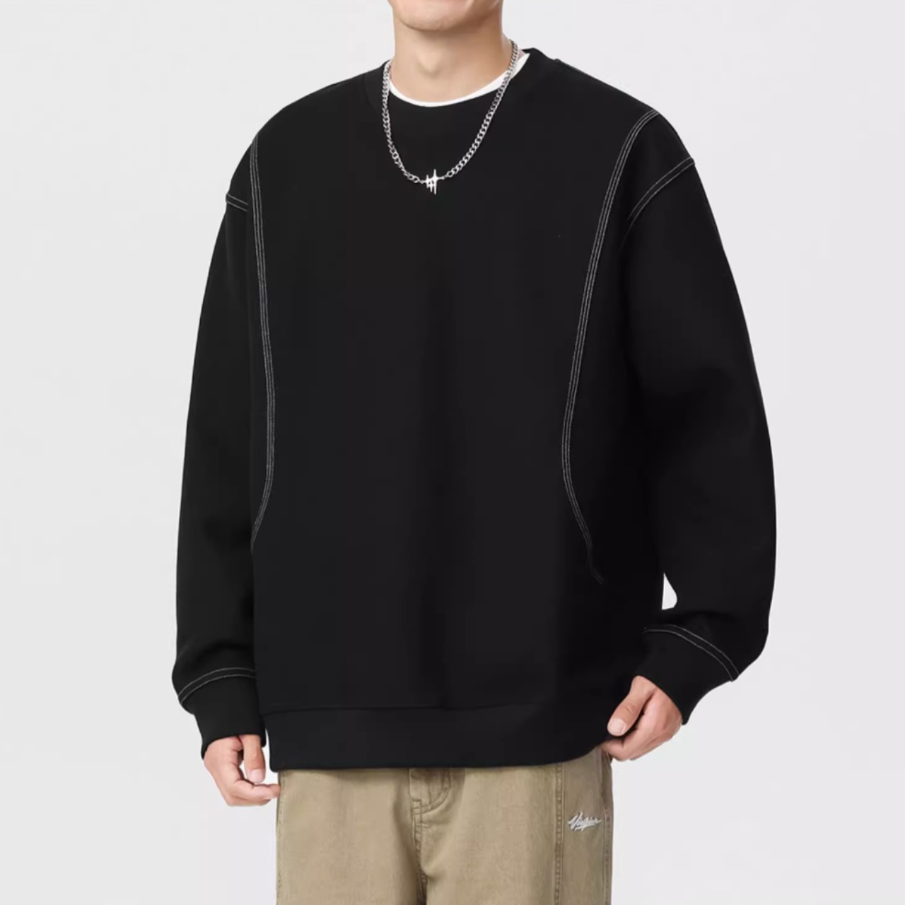 ドロップショルダー 長袖シャツ af0235