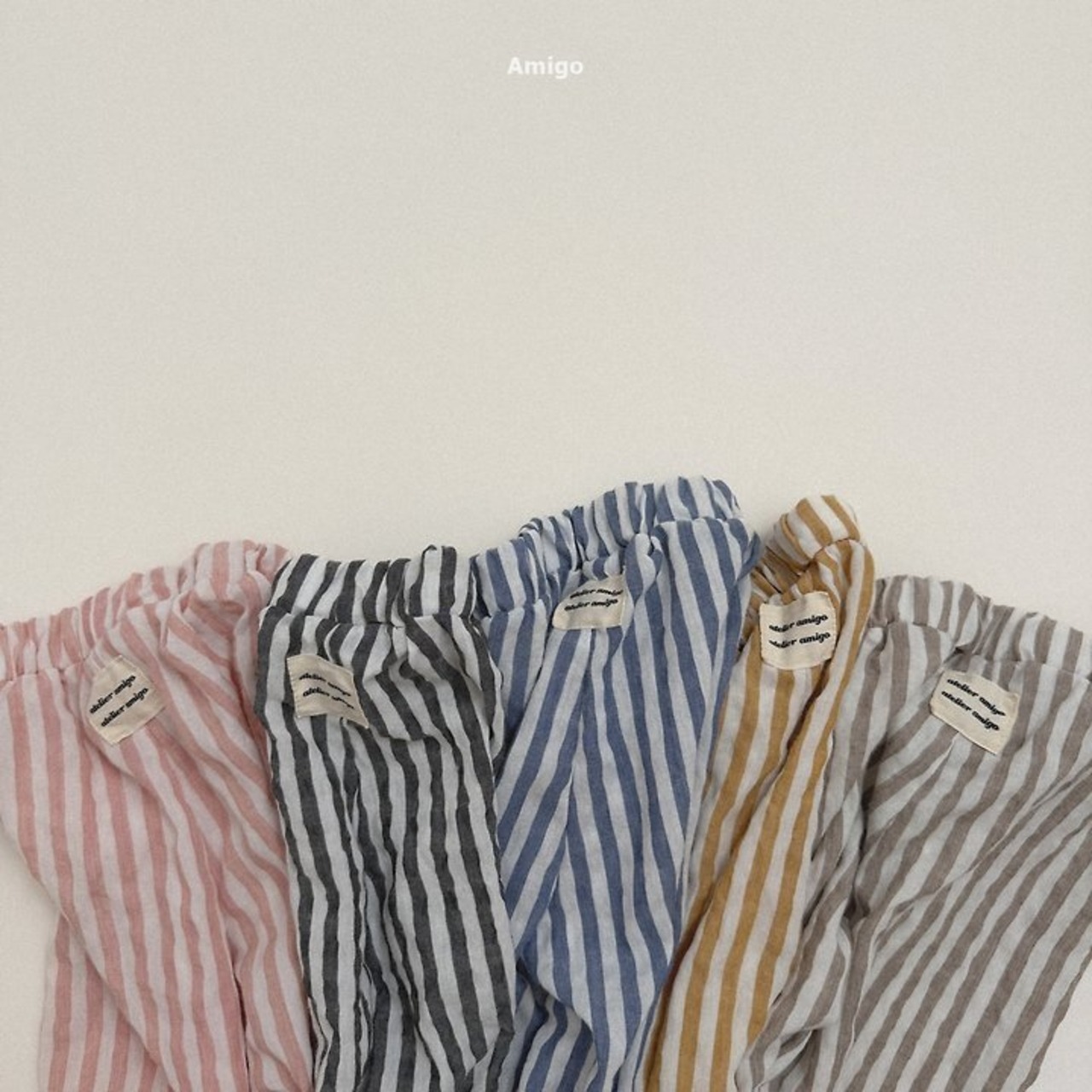 【取寄/韓国直送】Amigo 26/SM ストライプパンツ｜夏服｜韓国子供服