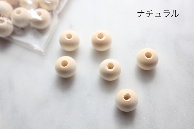 ウッドビーズ10mm(30個入り)【無くなり次第販売終了】