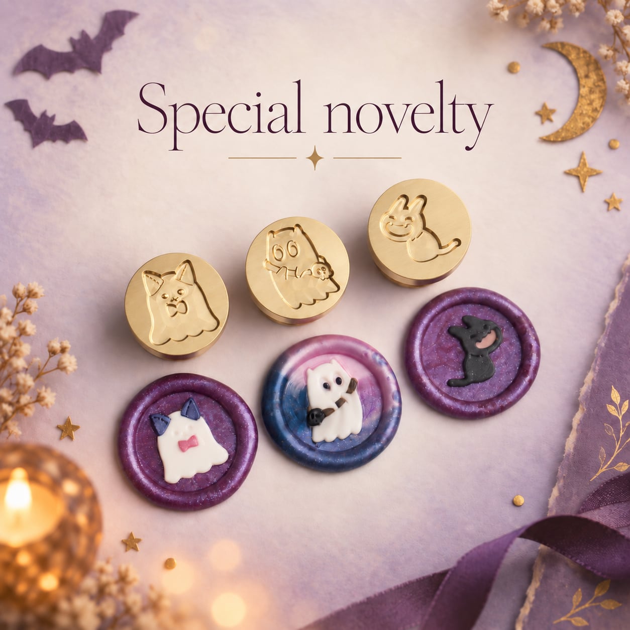 【ノベルティ】ハロウィンヘッド4点購入でプレゼント!