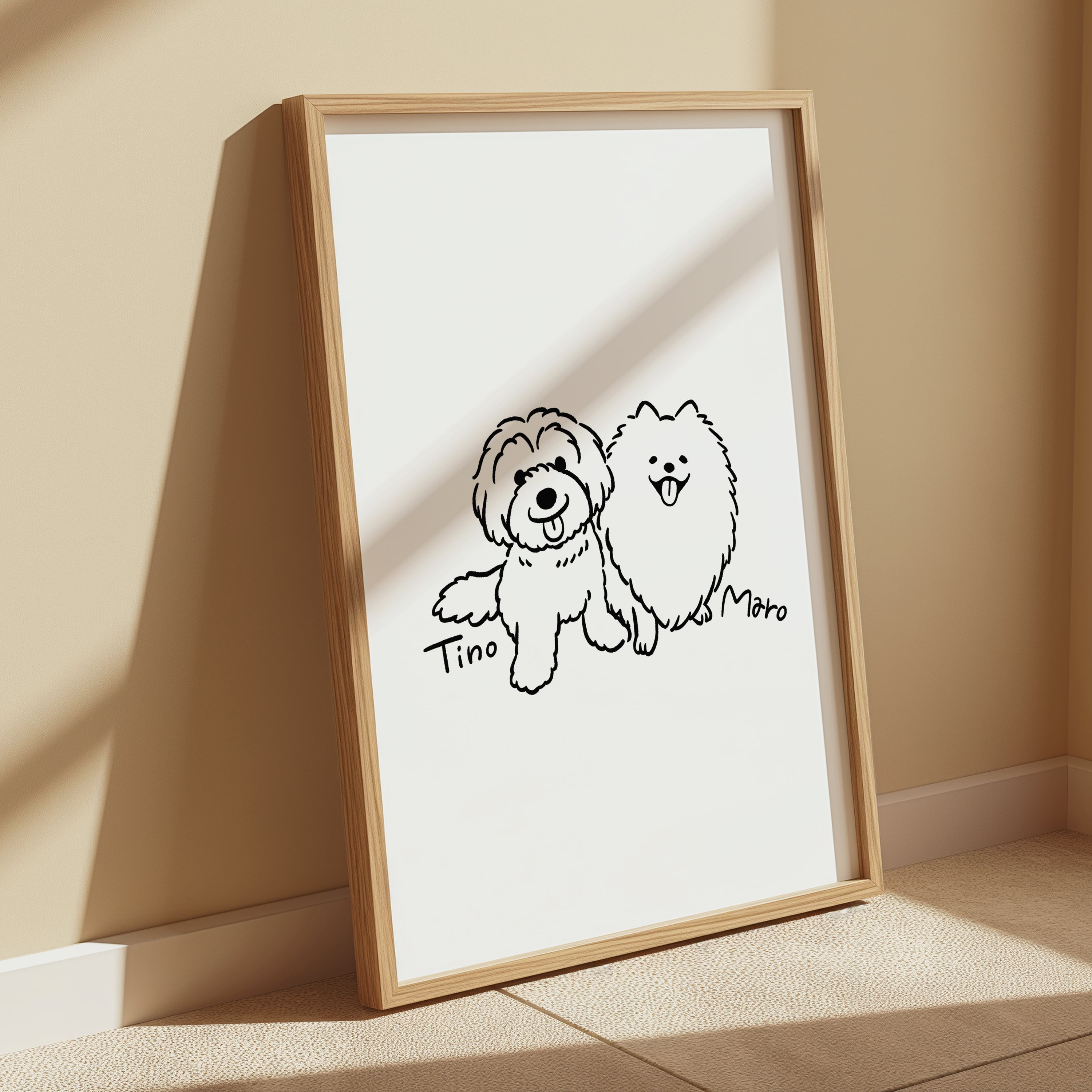 似顔絵イラスト ペット 犬 ねこ似顔絵【Yoh】 | DIY store PBW
