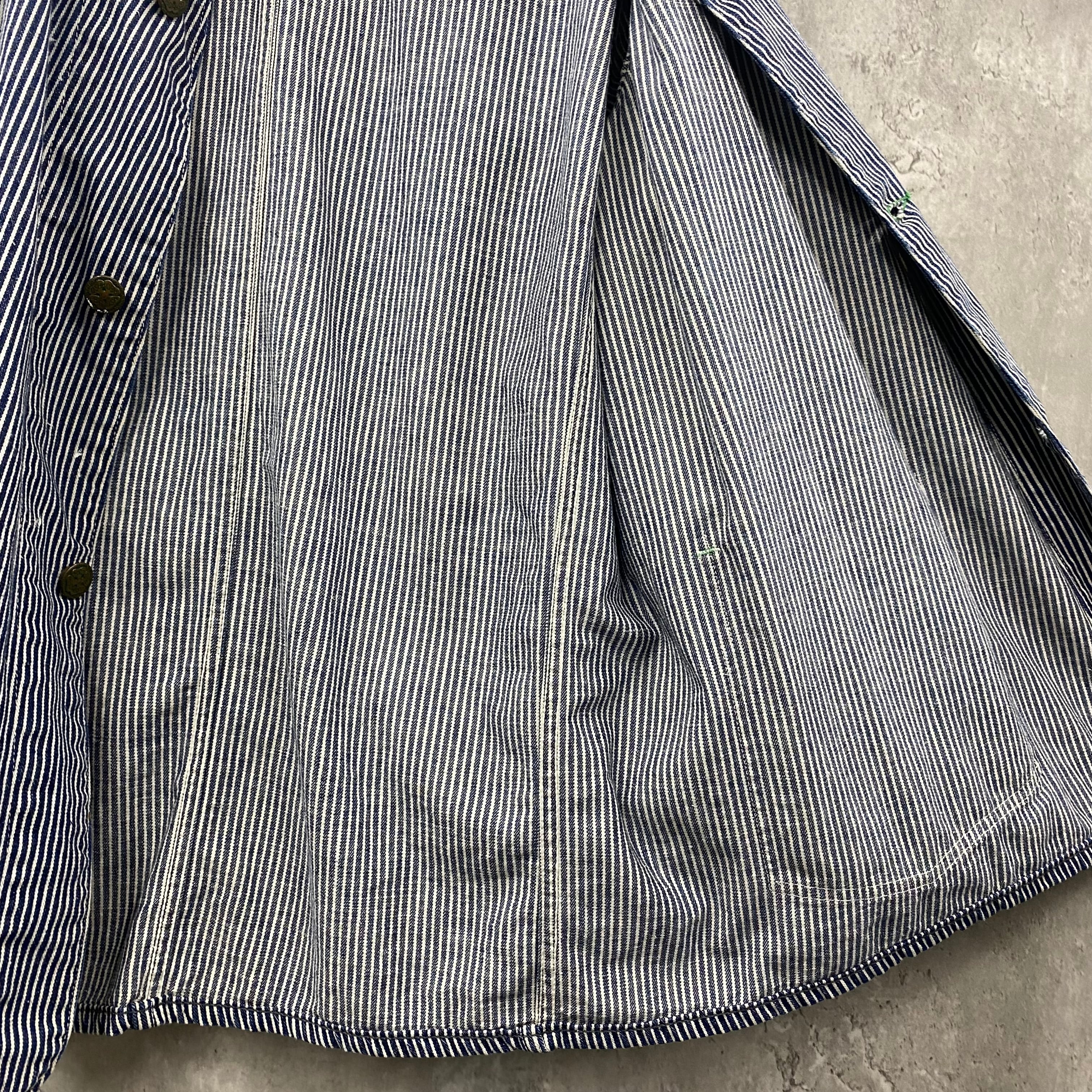 40s 50s オシュコシュ カバーオール ヒッコリー 大戦 7b01c1e855a38ee352844c7e1d1825