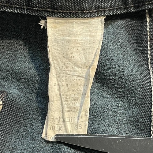 USA製 ブラック ダブルニー Carhartt B01 BLK 38×30 詳細写真11