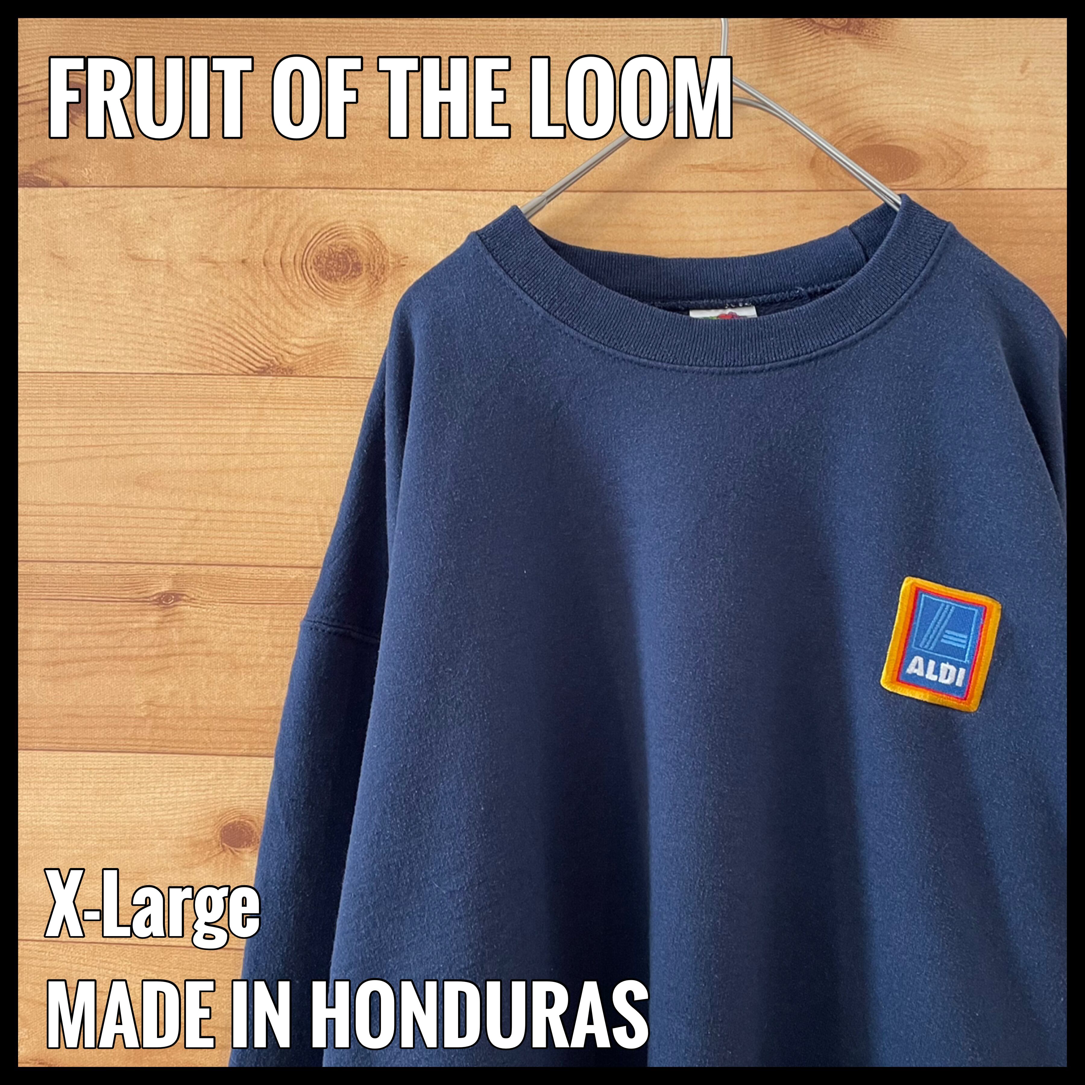 FRUIT OF THE LOOM】ALDI 企業系 企業ロゴ 刺繍ロゴ スウェット ...