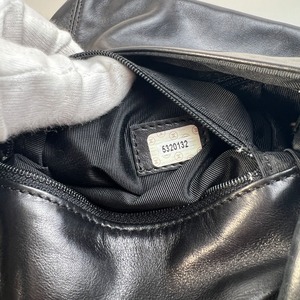 CHANEL シャネル ココマーク  ラムスキン ショルダーバッグ ブラック A-9721