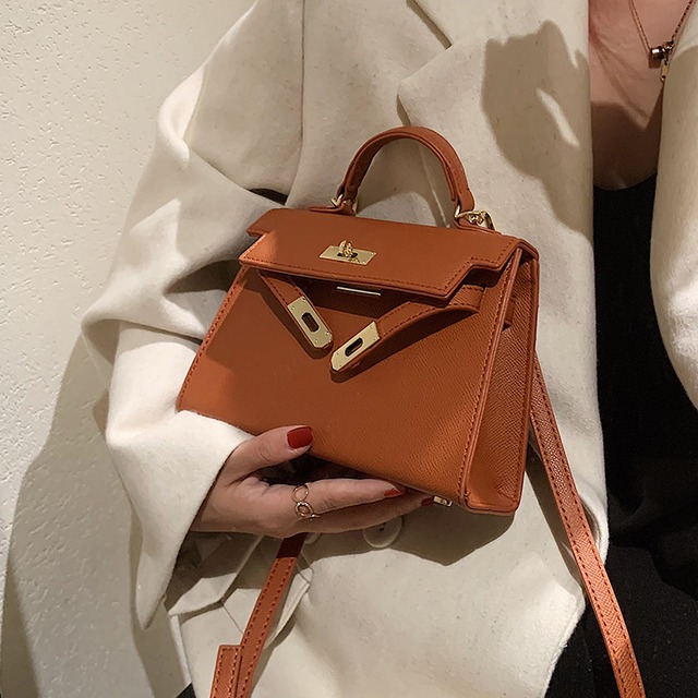 オータムスタンダード レトロ 秋物 スクウェア メッセンジャーバッグ 手作りハンドバック9046232480