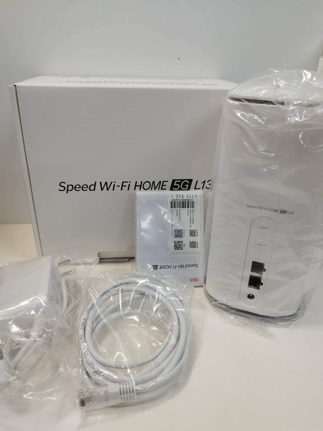 美品】Speed Wi-Fi HOME 5G L13 ホワイト ホームルーター 美品】Speed Wi-Fi HOME 5G L13 ホワイト ホームルーター