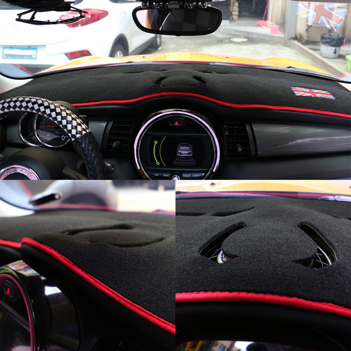 ダッシュボードマット カバー 2013～2018 Mini F55 F56 左運転席車体 