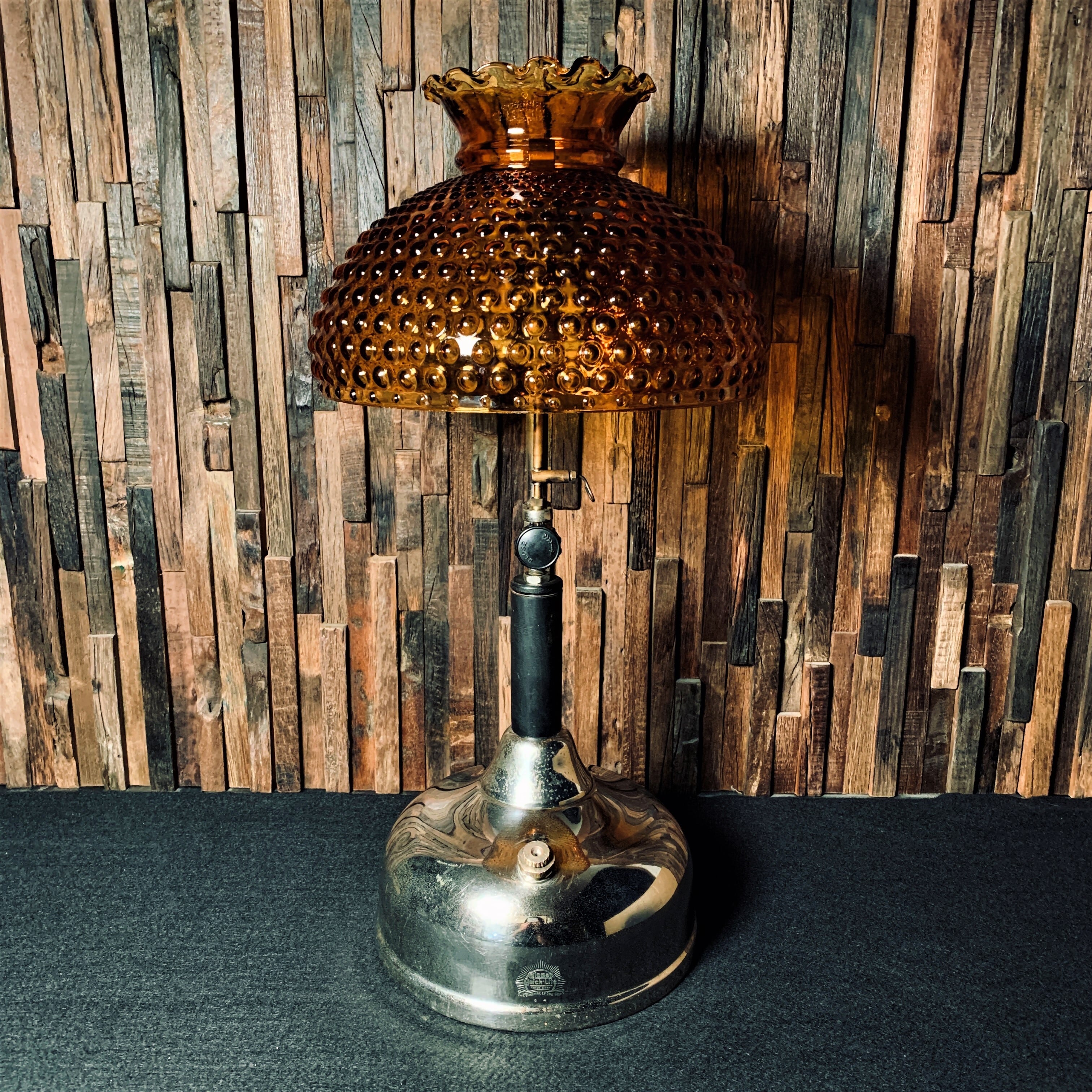 コールマン クイックライト CQ ビンテージ テーブルランプ アンバー