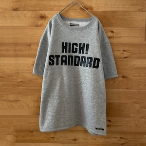 【HIGH! STANDARD】USA製 スウェット Tシャツ 裏起毛 ビッグサイズ  ハイスタンダード US古着