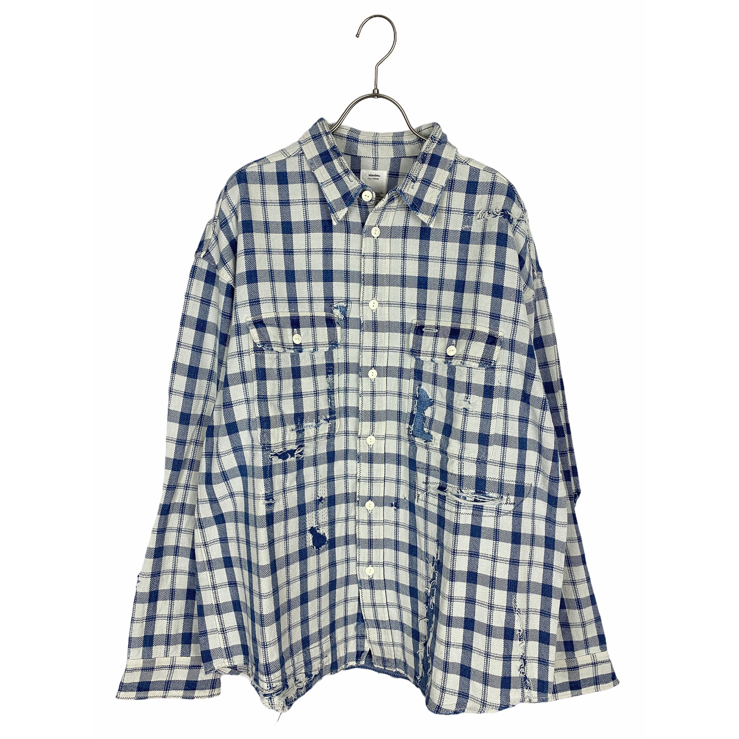 visvim LUMBER SHIRT L/S CRASH INDIGO sz1