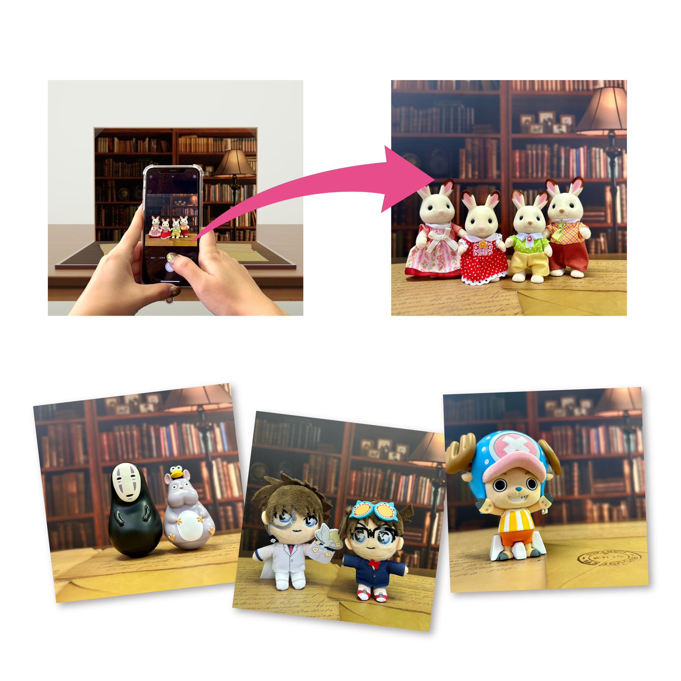 フィギュア用撮影ブースセット012（figure photo booth set 012