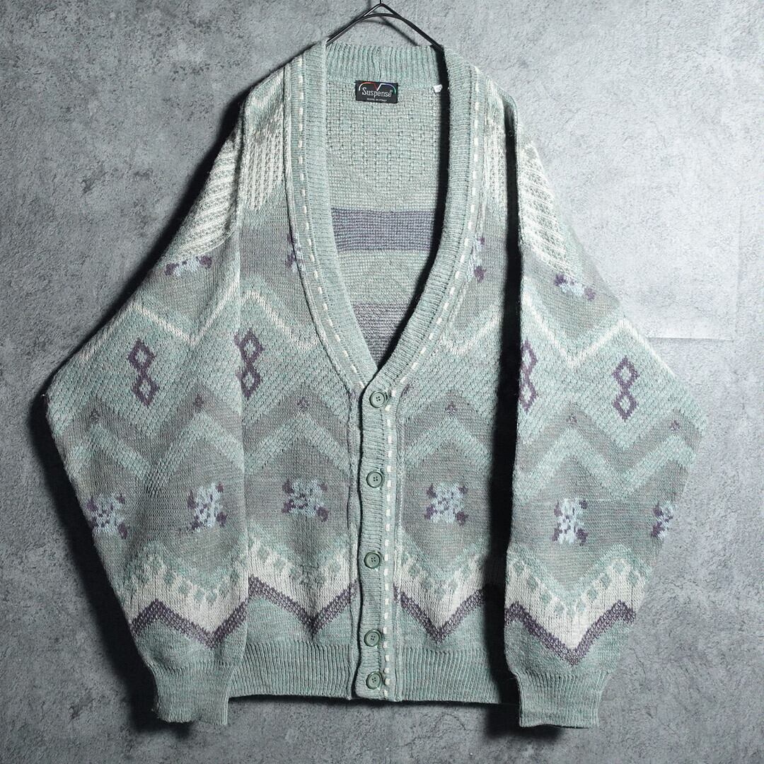 EURO Geometric Design Cardigan