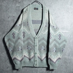 EURO Geometric Design Cardigan
