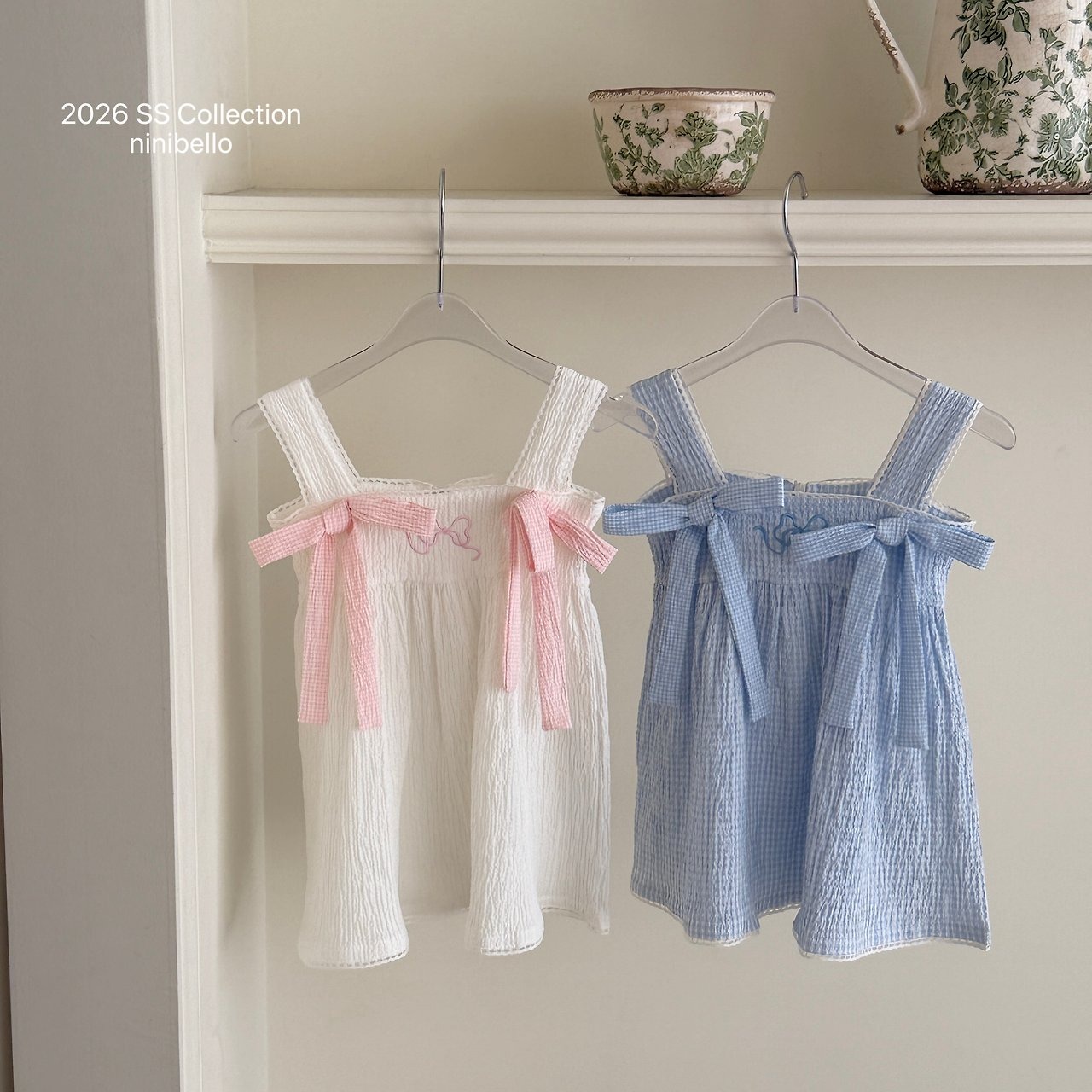 [ninibello] Pure Ribbon Dress / [니니벨로] 퓨어리본원피스