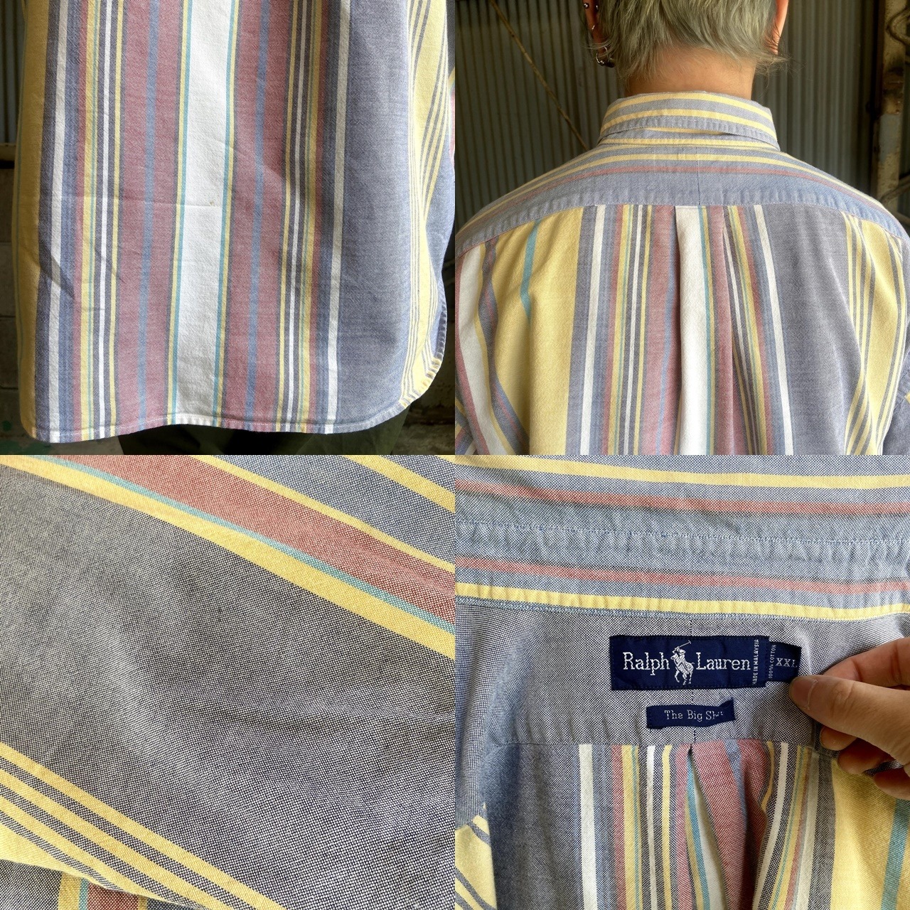 ビッグサイズ 90年代 RALPH LAUREN ラルフローレン The Big Shirt 長袖 