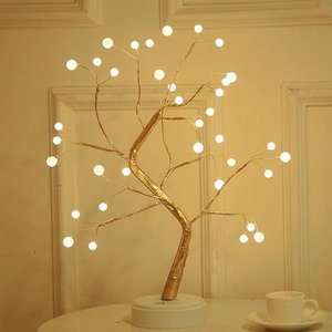 ロマンチックなツリーライト♡ベッドルーム クリエイティブ テーブルランプ