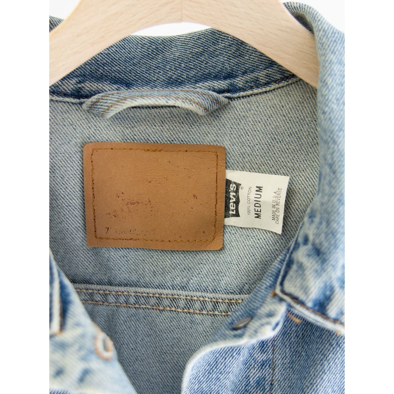 【LEVI'S】Made in U.S.A. 90's 77434 denim jacket（リーバイス アメリカ製 デニムジャケット Gジャン）2a