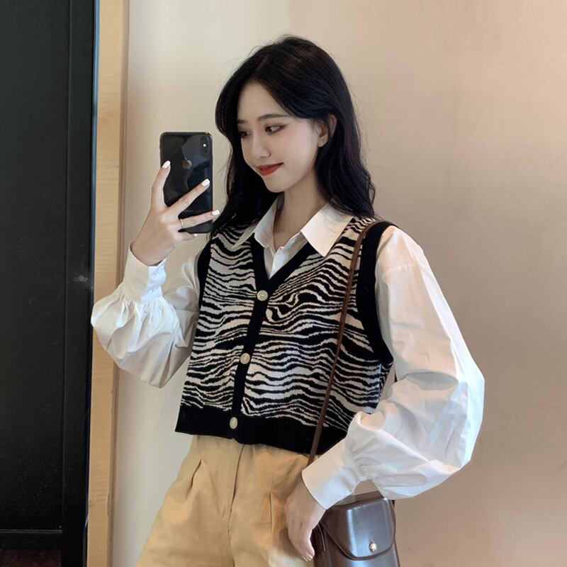 スプリングレッドスタイルシャツ 春物 試着室98155178784