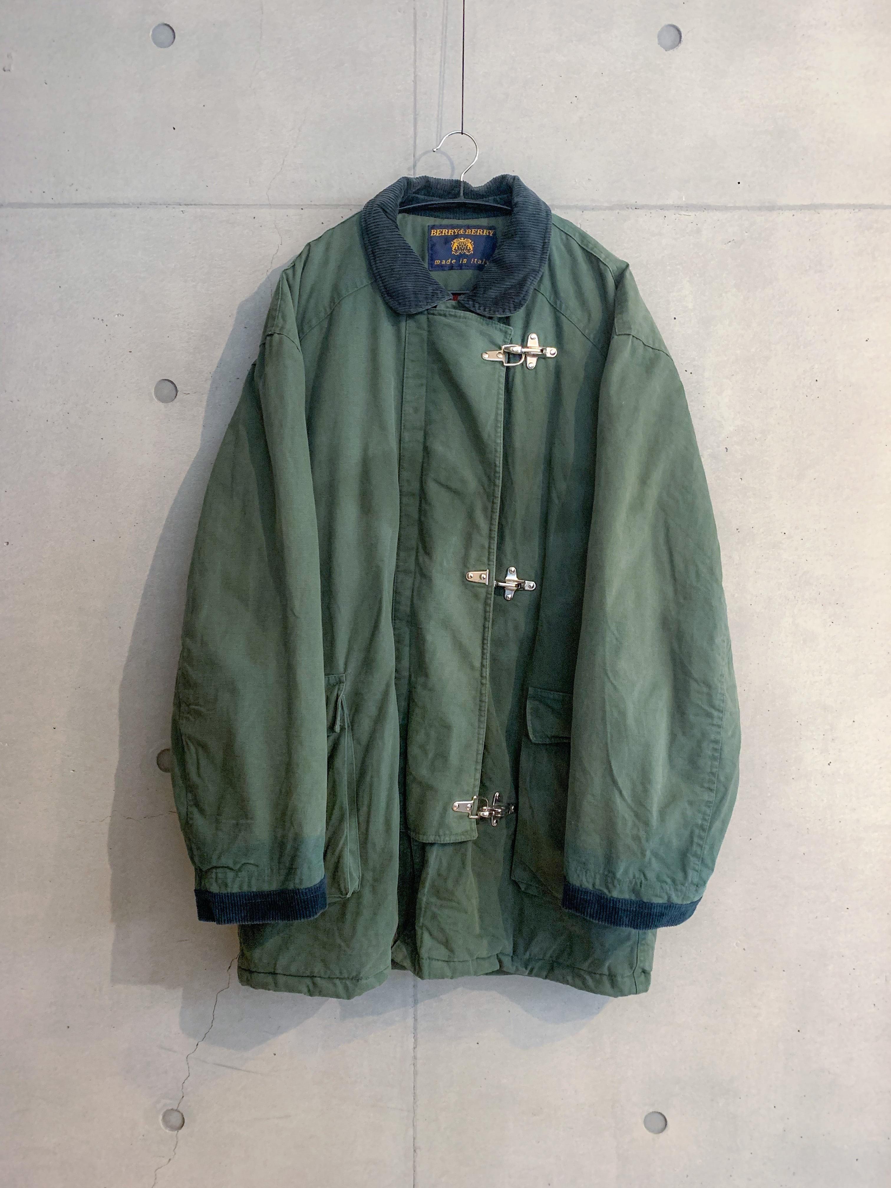 BERRY & BERRY Fireman Jacket green made in Italy | regnbage