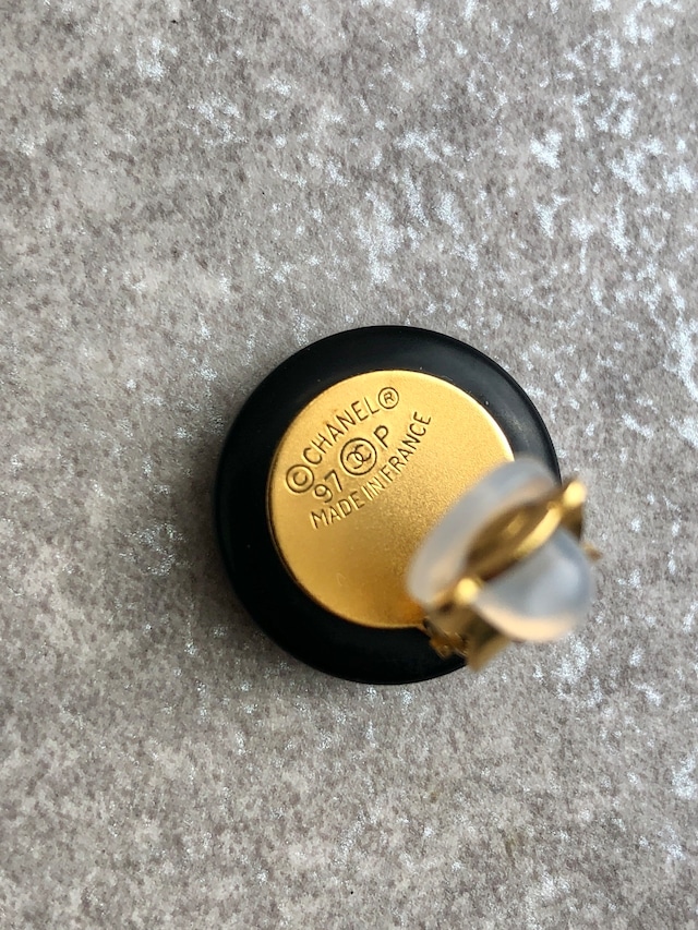 CHANEL シャネル イヤリング ブラック ココマーク vintage ヴィンテージ オールド epcpu2
