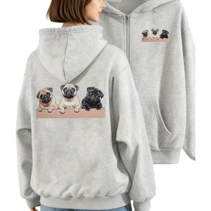 Hoodie -small face-  3colors　　hd121