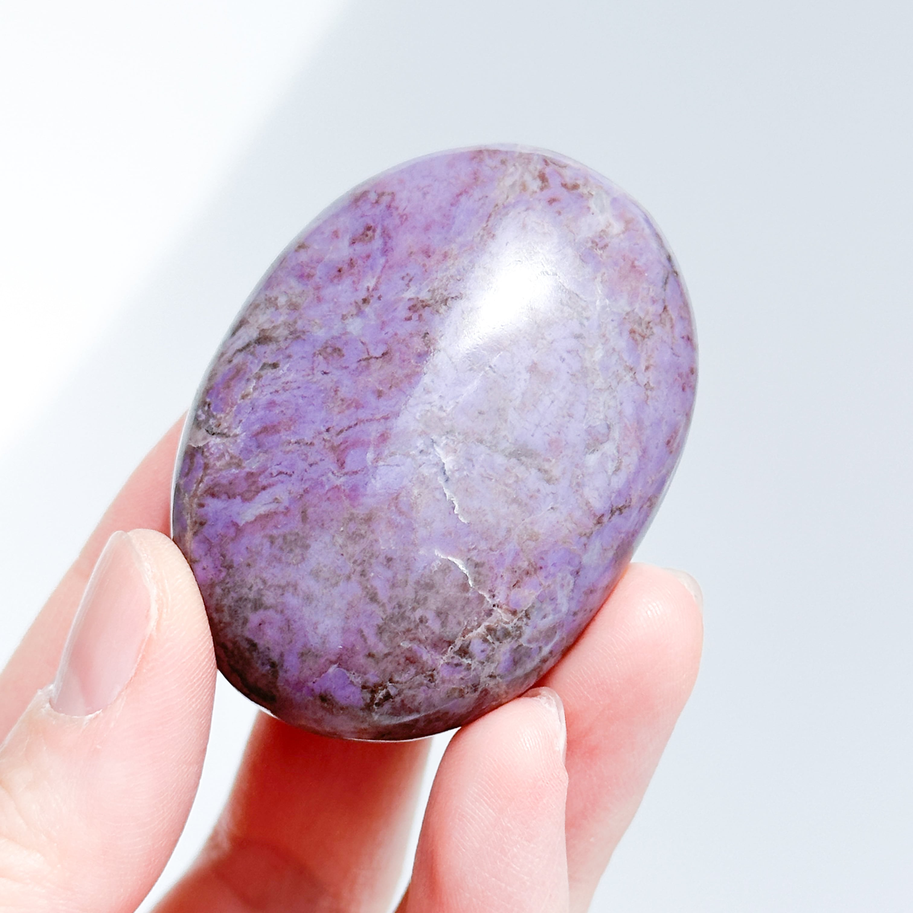 パープルジェイド パームストーン41◇Purpe Jade palm stone ◇天然石