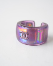 〈CHANEL〉CC Mark Aurora Ring 2000s