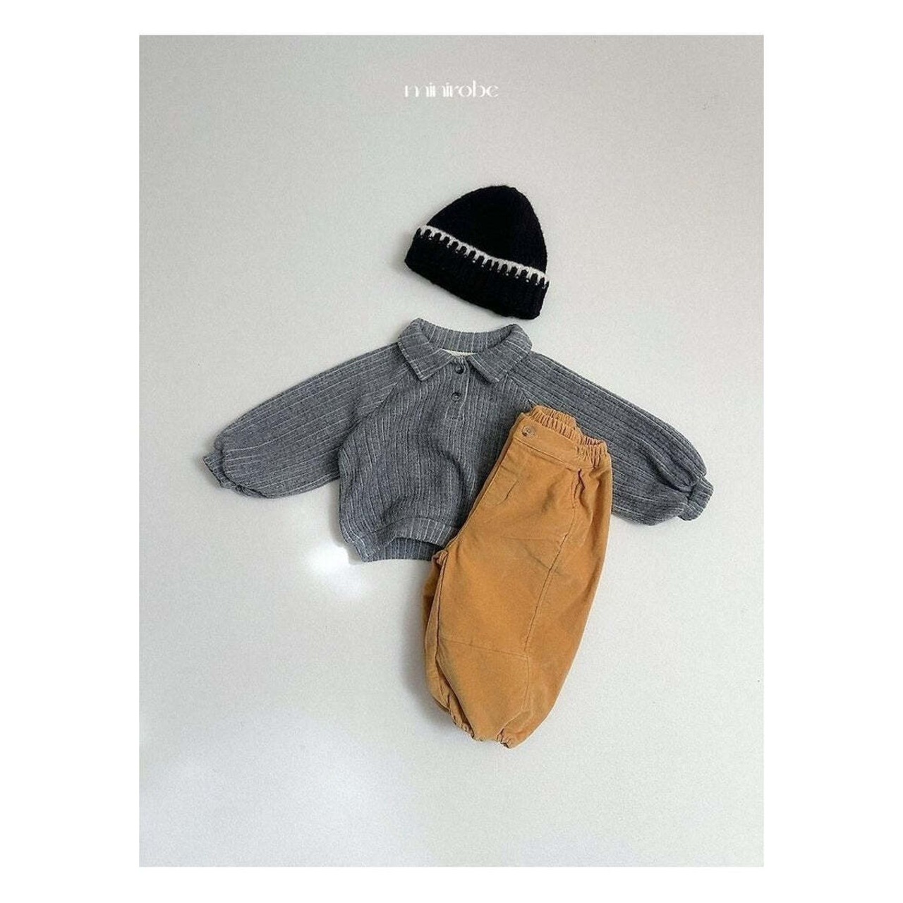 【取寄】minirobe メロウビーニー FREE｜冬服｜韓国子供服
