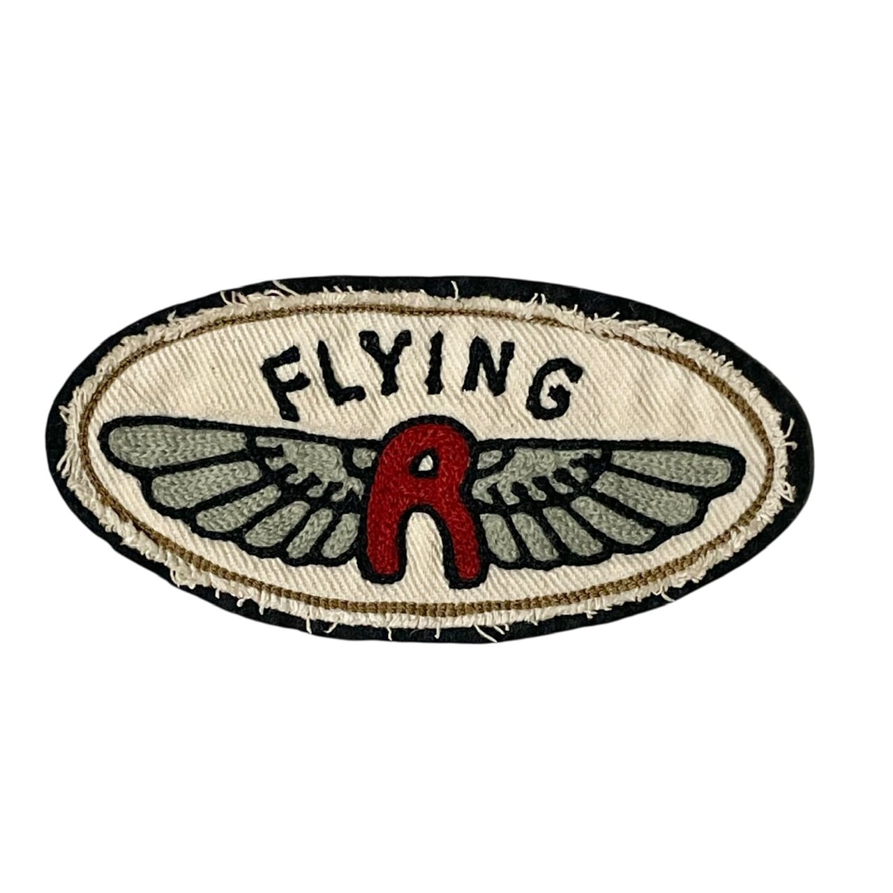 FLYING「R」” PATCH チェーンステッチワッペン | 【RIOTT/ライオット】