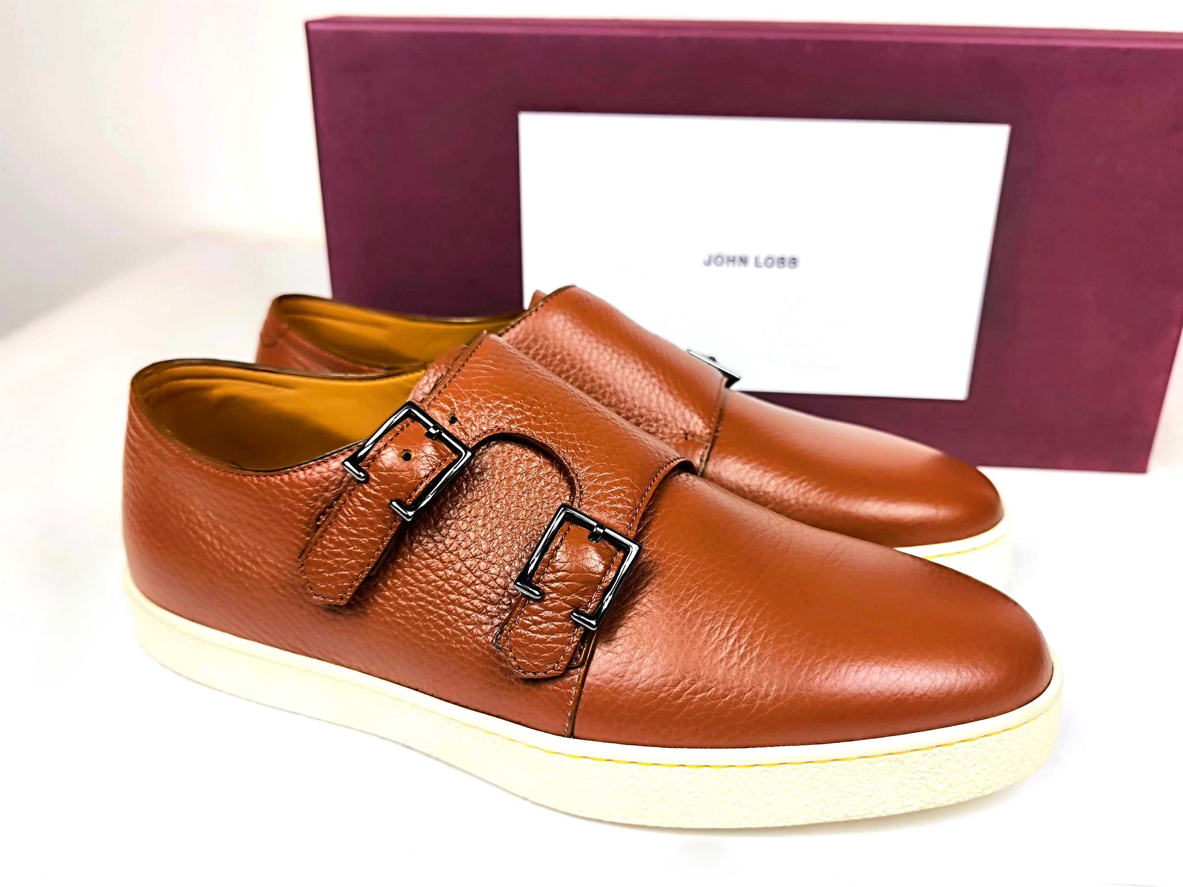 ★新品未使用★ ジョンロブ ホルム HOLME ブラウン グレインカーフ 0318ラスト サイズ7 ジョンロブ純正シューズBOX等付属