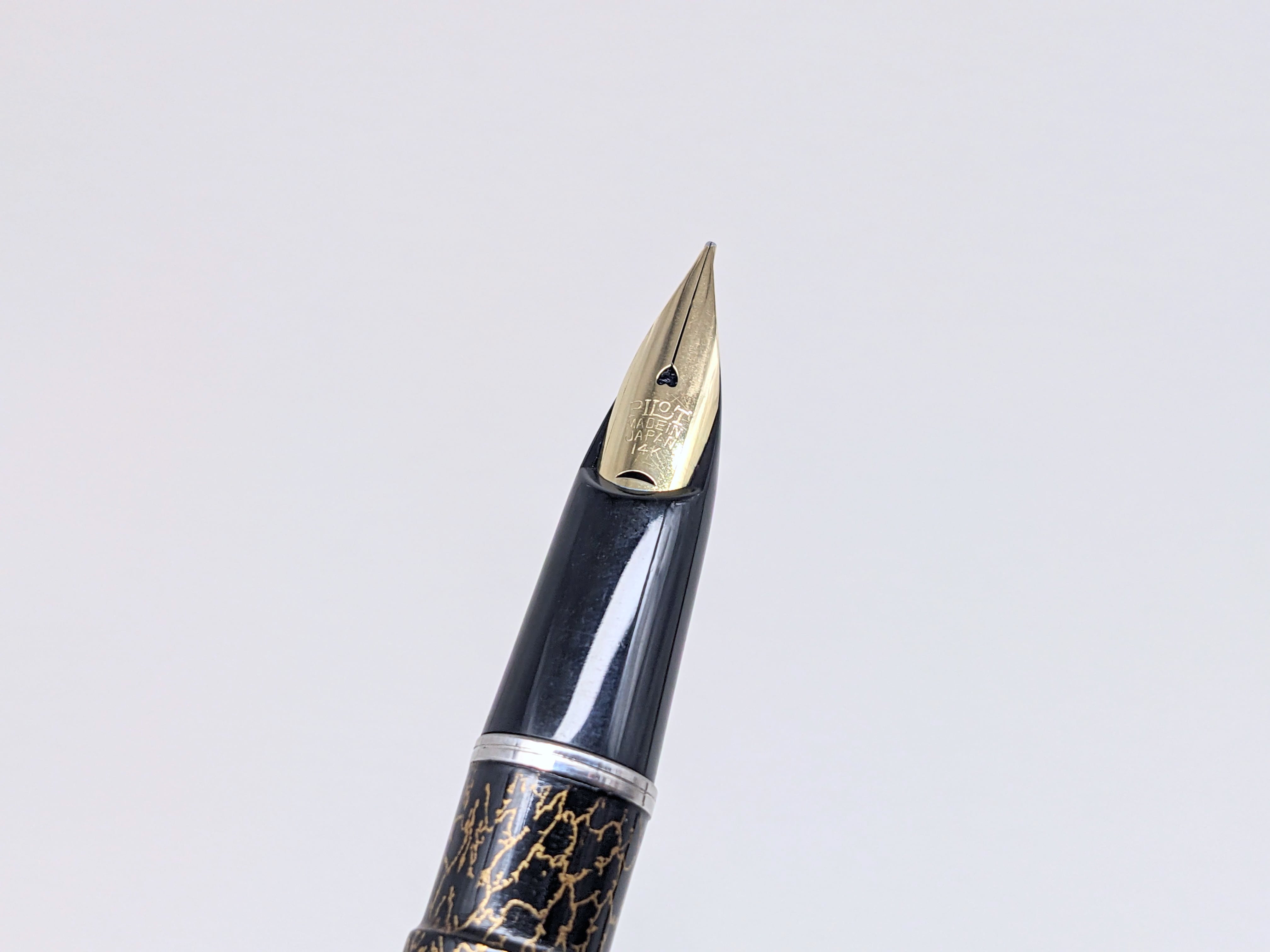 50s パイロット 蒔絵 黒蜻蛉 PILOT （中字） 14K 03031 | 川口明弘の