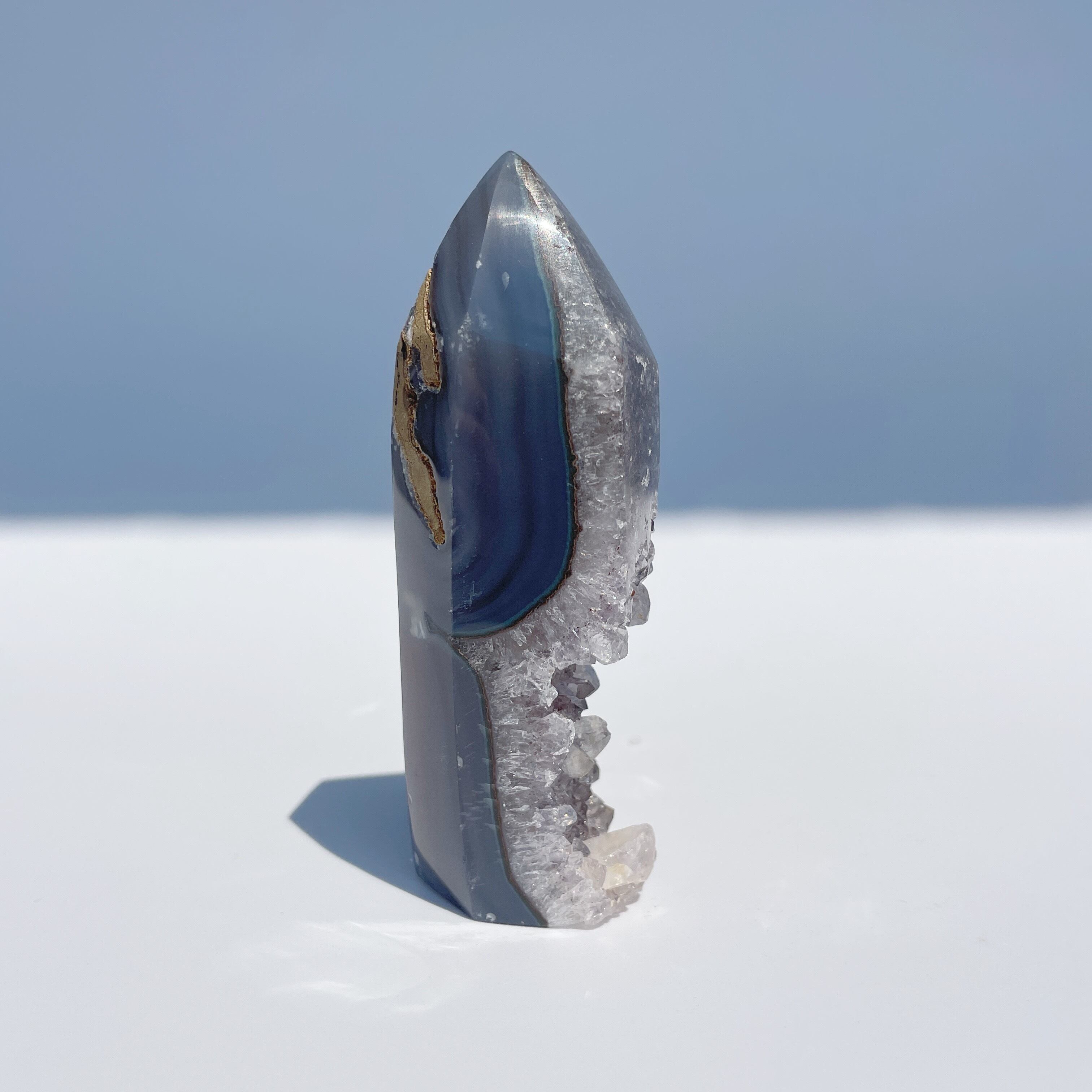 アゲート×アメジストタワー11◇Agate×Amethyst Tower◇天然石・鉱物