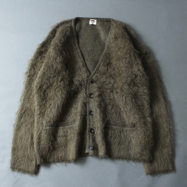 【BARNS OUTFITTERS】 SHAGGY DOG CARDIGAN バーンズ シャギードッグ カーディガン