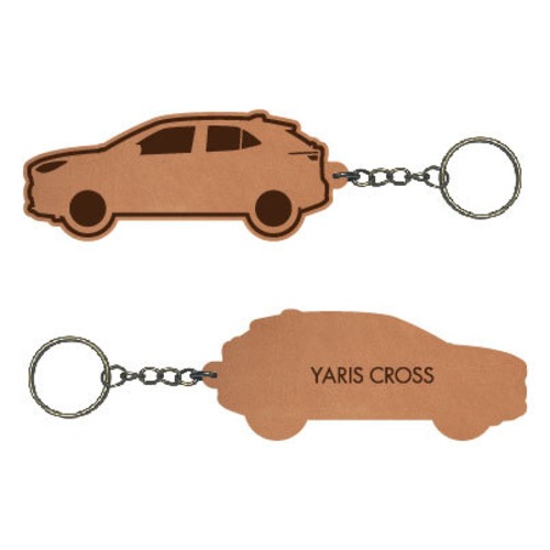 ヤリスクロス【10系】レザーキーホルダー