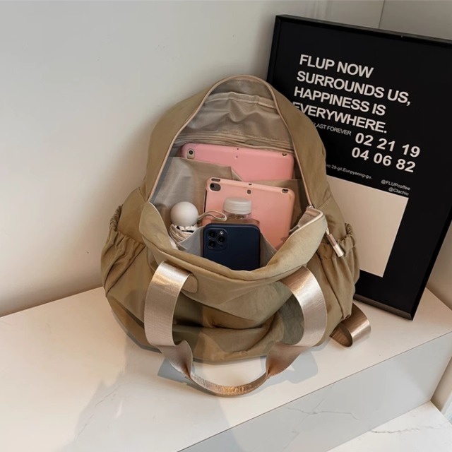 巾着型　ダブルショルダー　リュックサック  ４color  00034