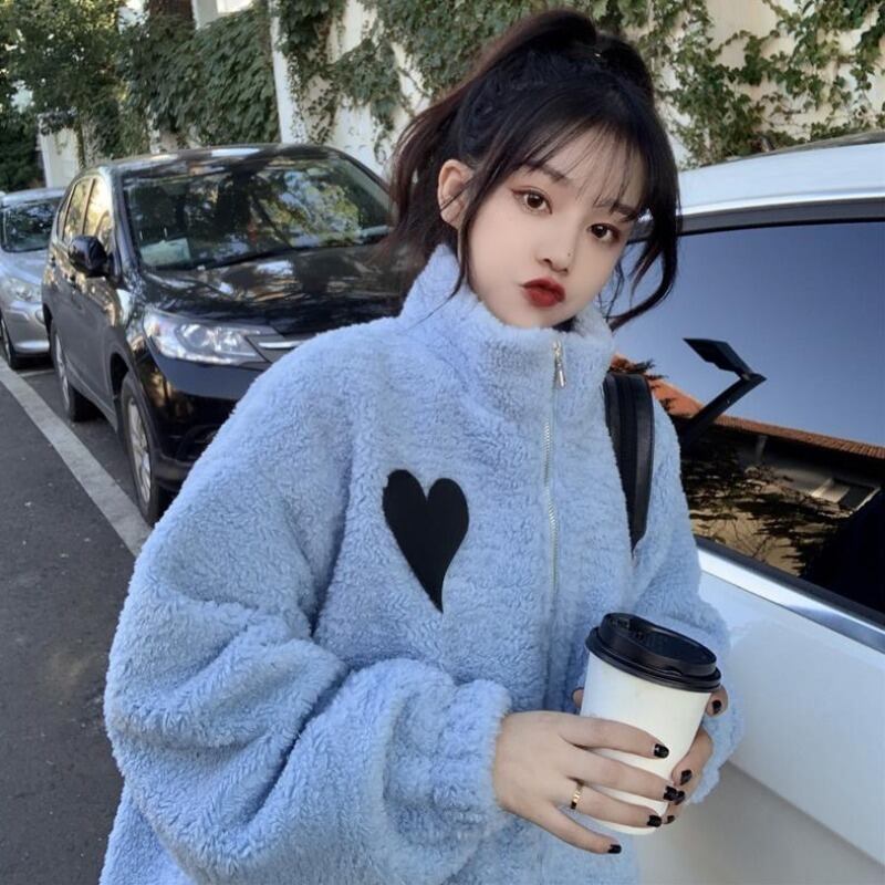 ルーズスタイルカラーウールジャケット ウィンターコート 冬物 萌量不足35403763361