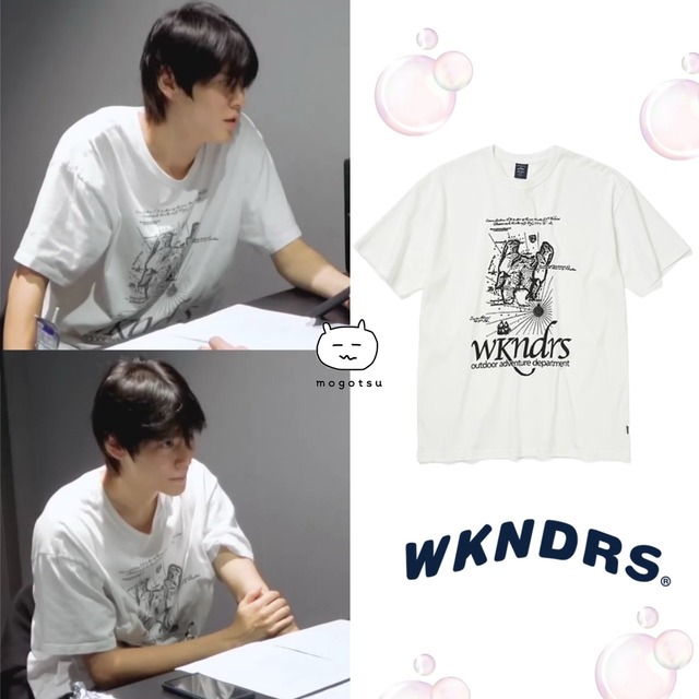 ★RIIZE ウンソク 着用！！【WKNDRS】 T.I SS T-SHIRT - 2COLOR