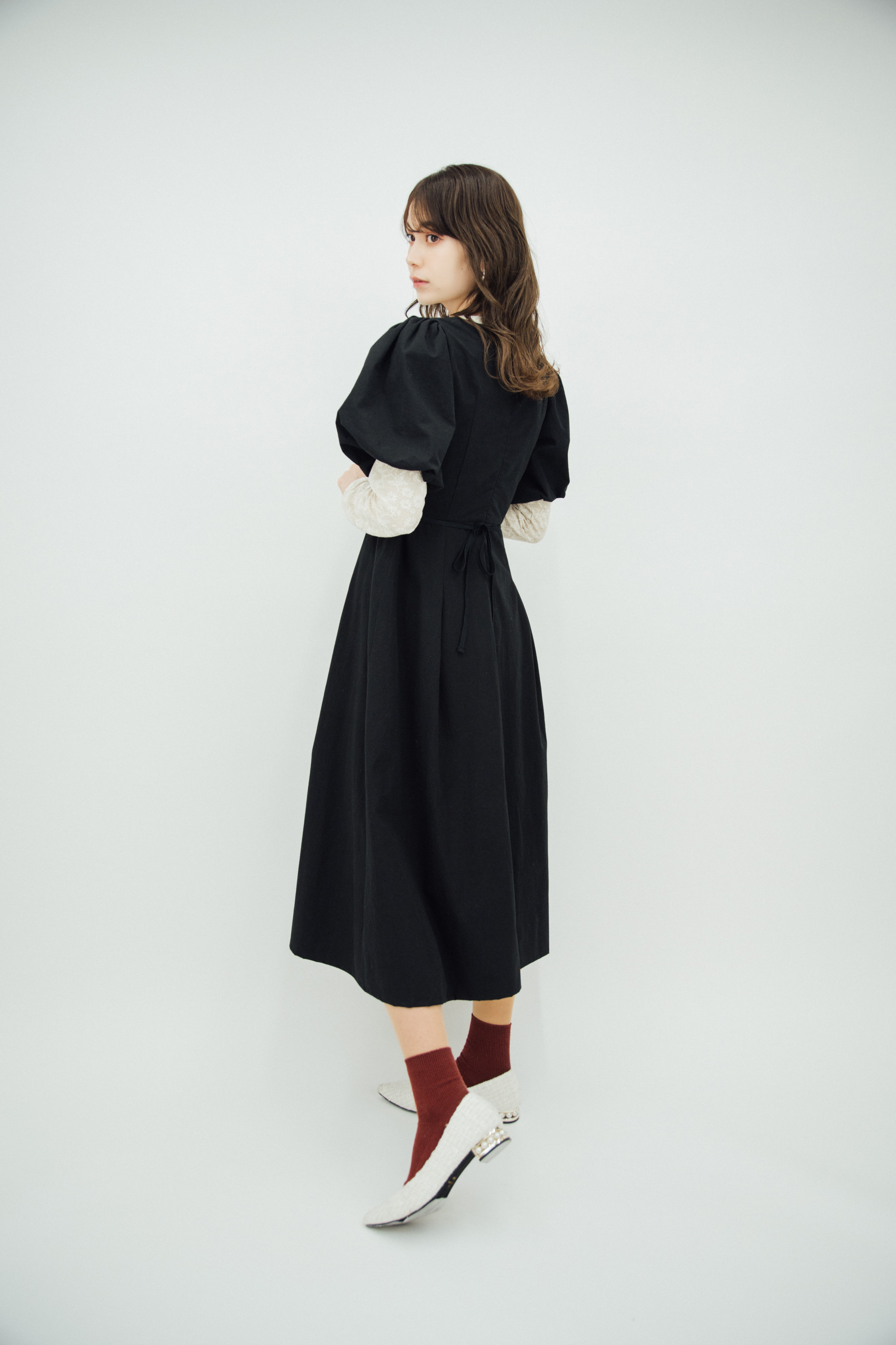 [受注] Puff sleeve long dress | Juanne powered by BASE