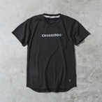 000-049 CROSSEDOG ２WAYストレッチハイパフォーマンス　ロゴTEE　 ブラック　＊3,980円＋税