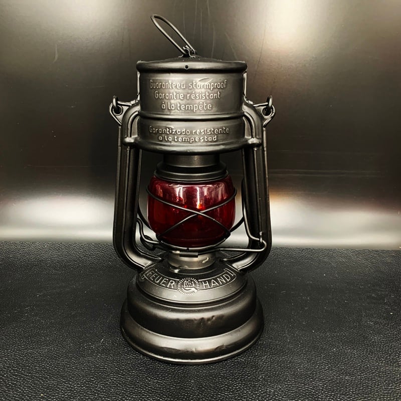 FEUERHAND 176 stk DBP a. 1950's auer red glass | Oldman's lantern