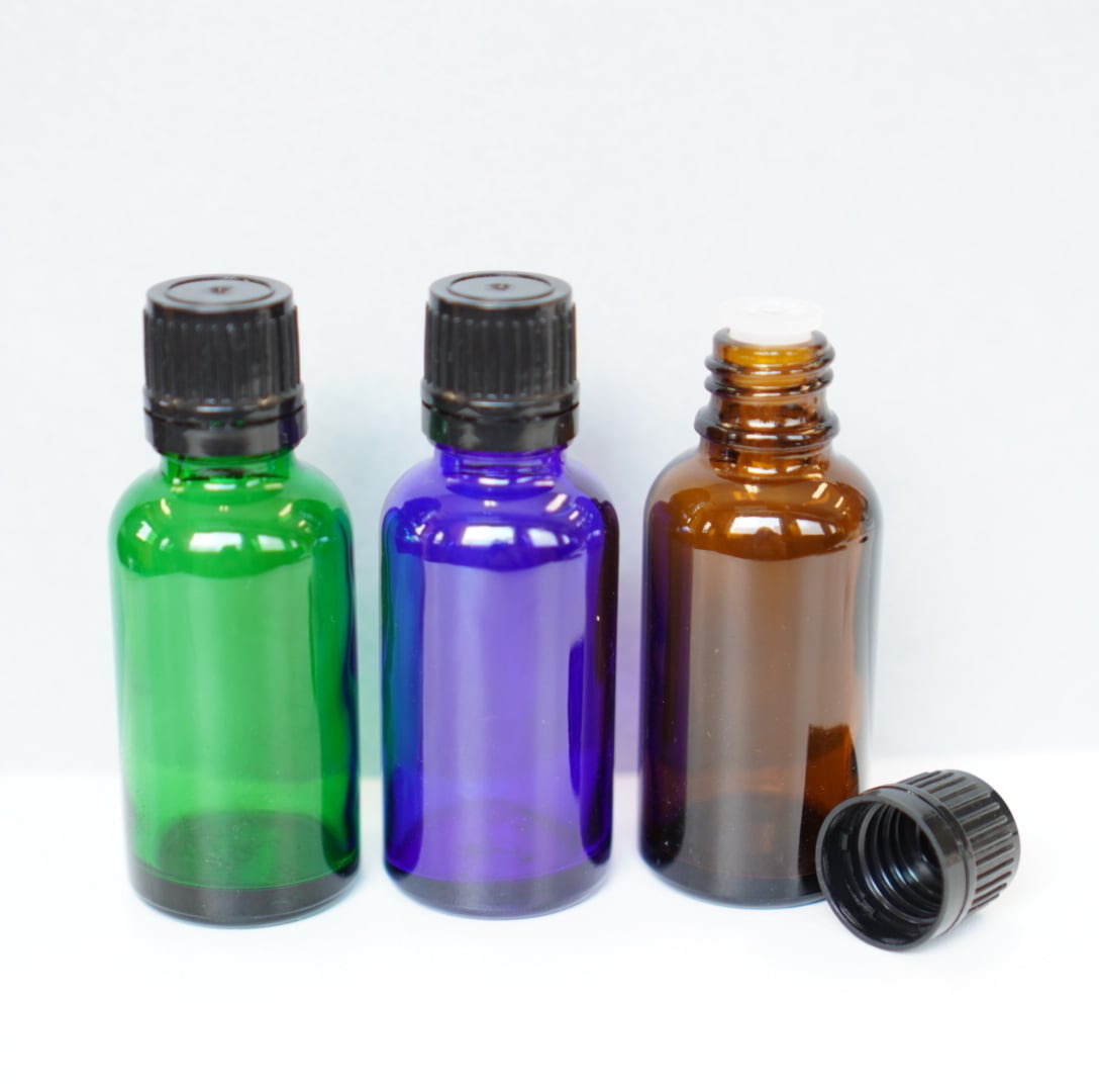 遮光性 精油用ボトル】30ml ガラス製 ドロッパー エッセンシャルオイル