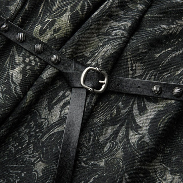 Baroque print studded vest C1538