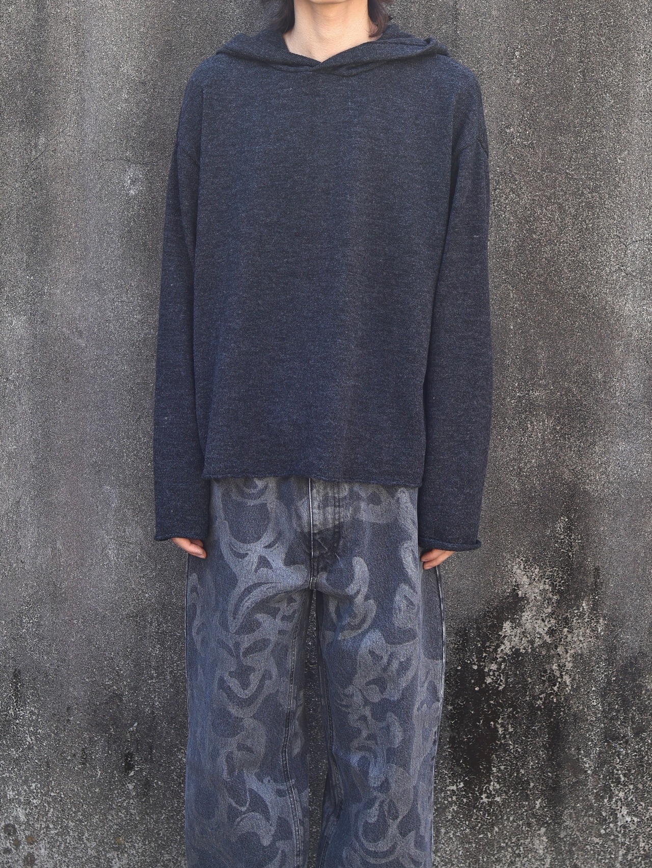 【26aw/ROLDSKOV】rambo hoodie grey
