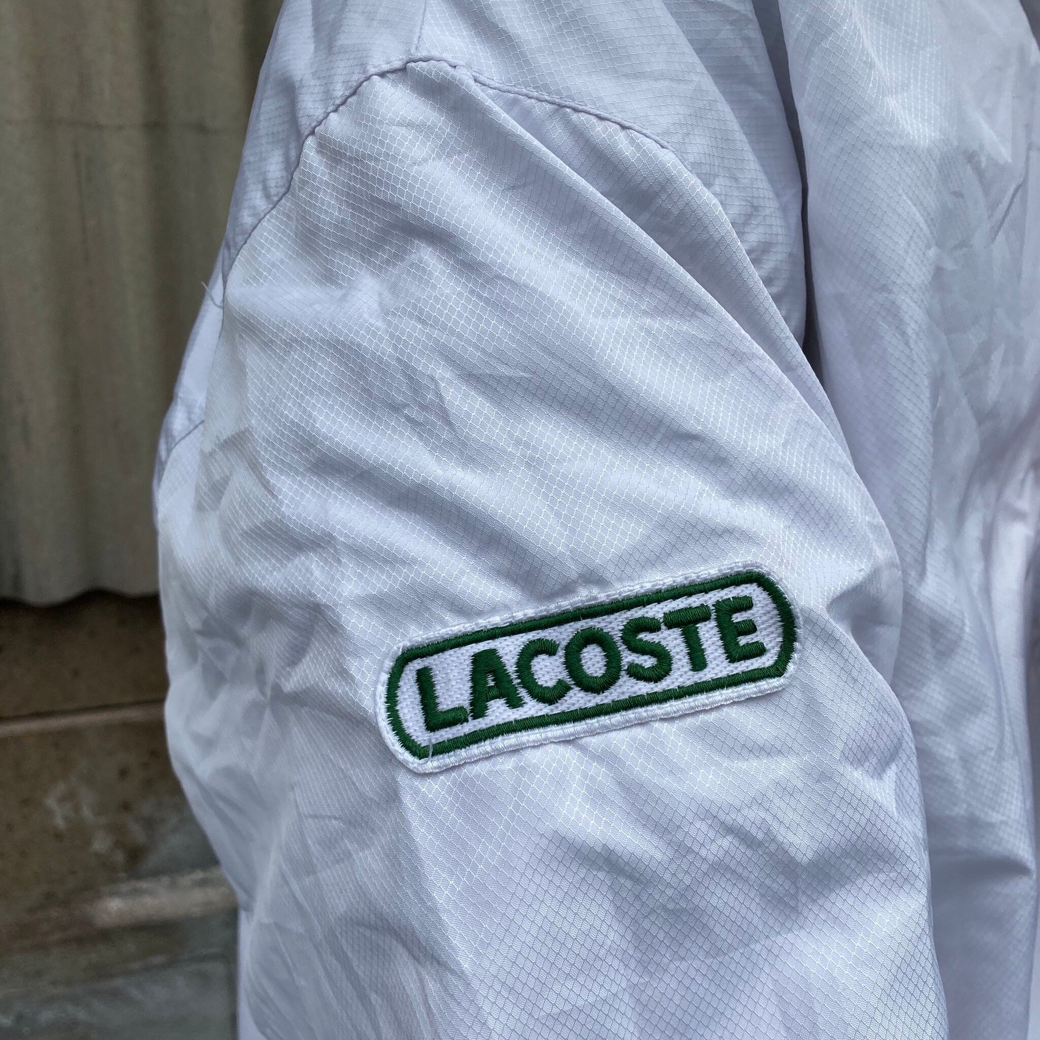 ラコステ　LACOSTE　ナイロンジャケット　パーカー　トリコロール