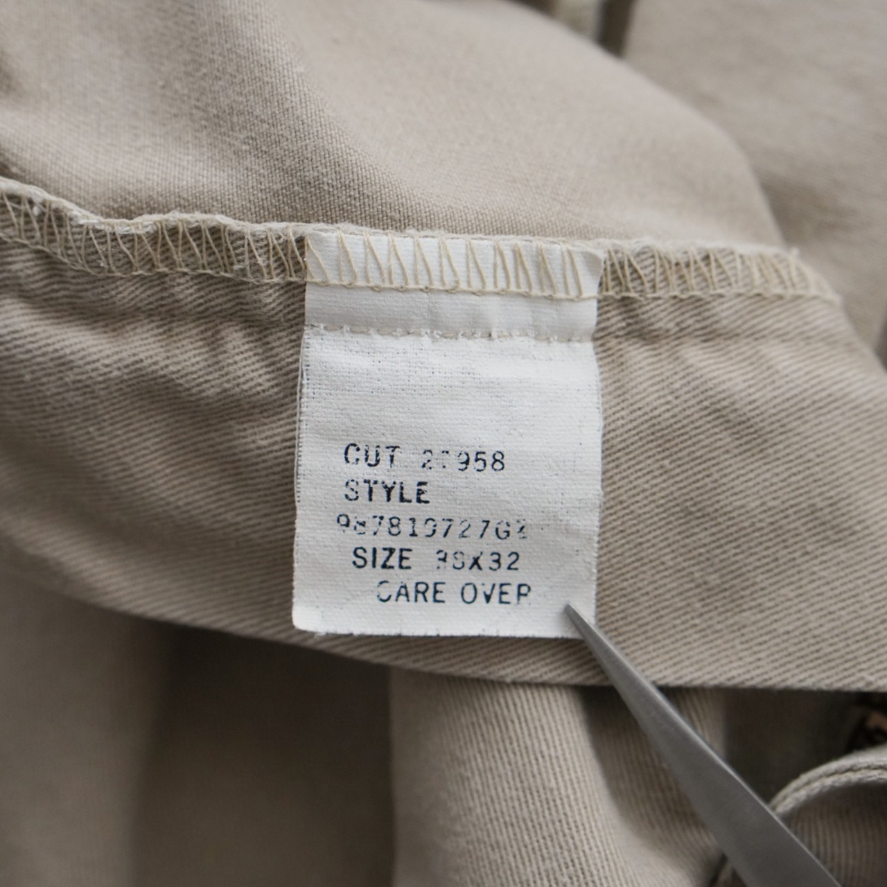 90s Polo by Ralph Lauren POLO CHINO ANDREW "made in USA" beige [W36L31.5相当] 古着 - 12