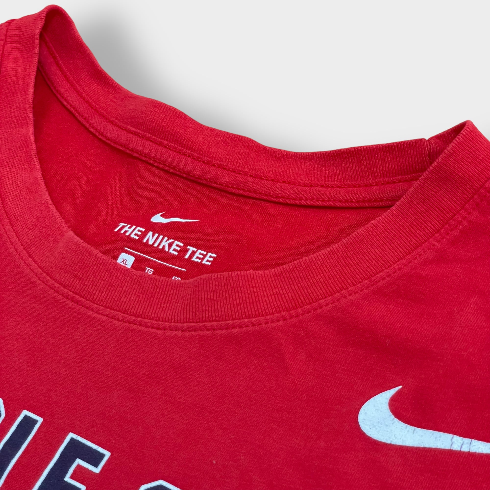 NikeナイキスポーツTシャツスウッシュプリントブラックイエローヴィンテージ