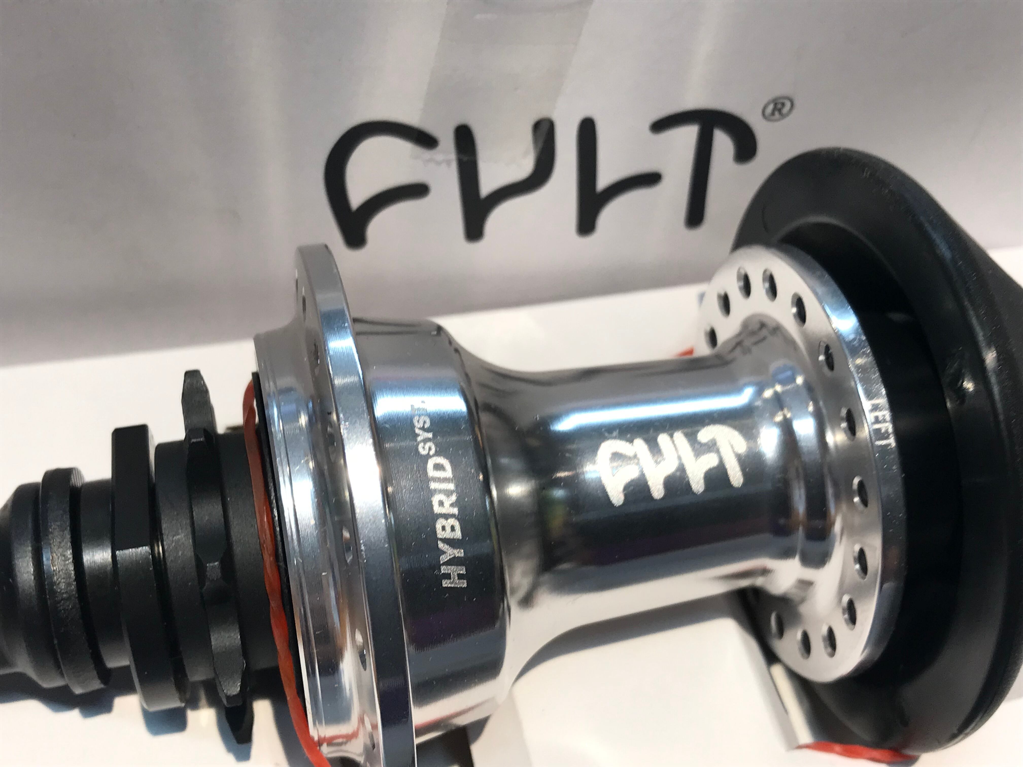 CREW HYBRID HUB RHD POLISHED | bmxshop