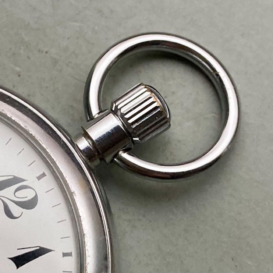 動作品】セイコー アンティーク 懐中時計 1976年 昭和51年 手巻き 鉄道